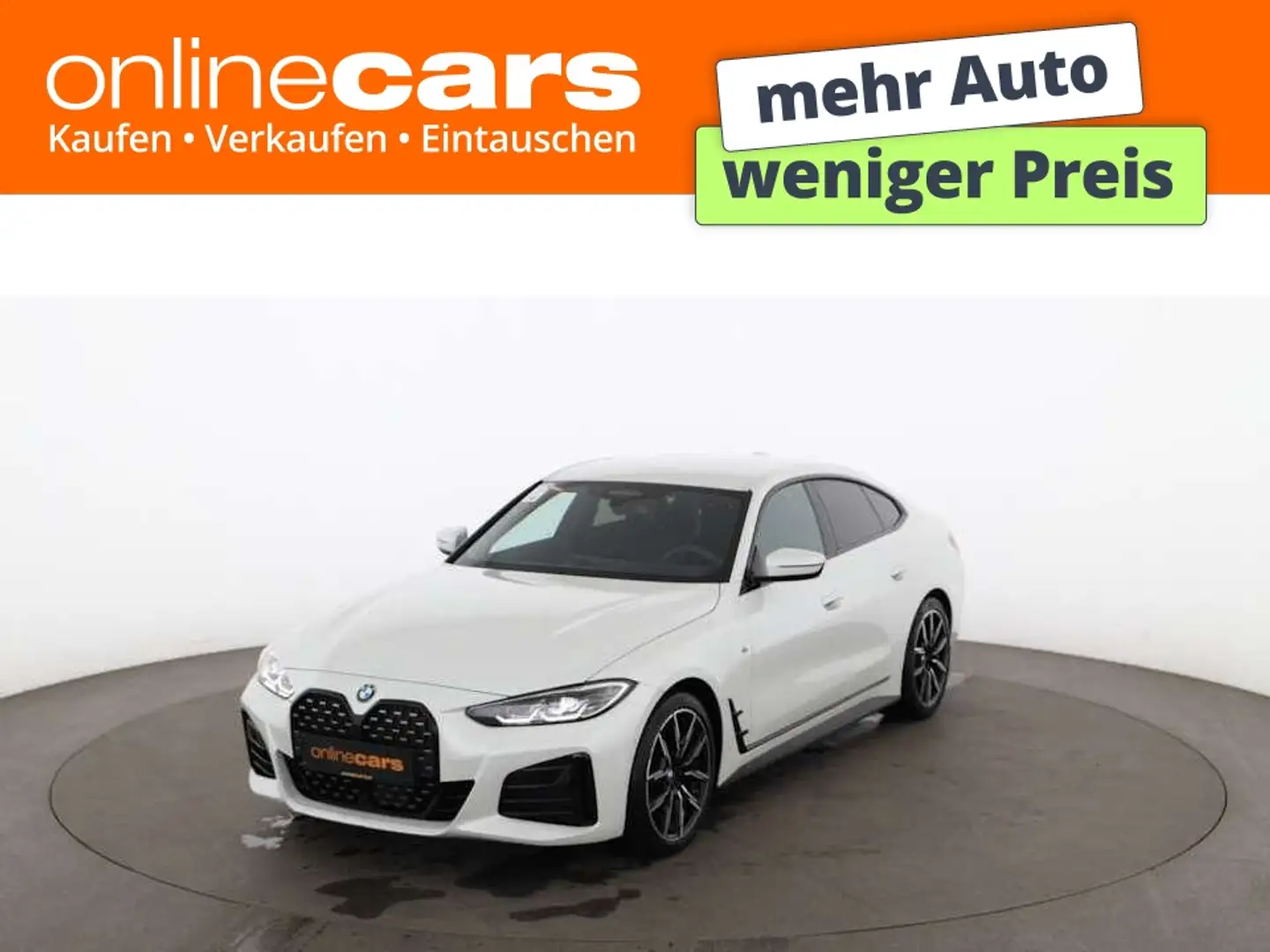 BMW 420 d Gran Coupe xDrive M-Sport Aut LED HEAD-UP Weiß - 1