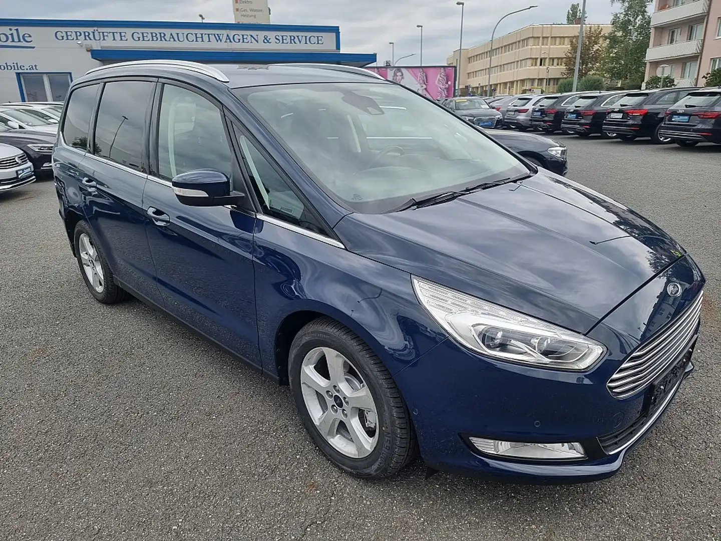 Ford Galaxy 2,0 TDCi Titanium Start/Stop Powershift Titanium Bleu - 1