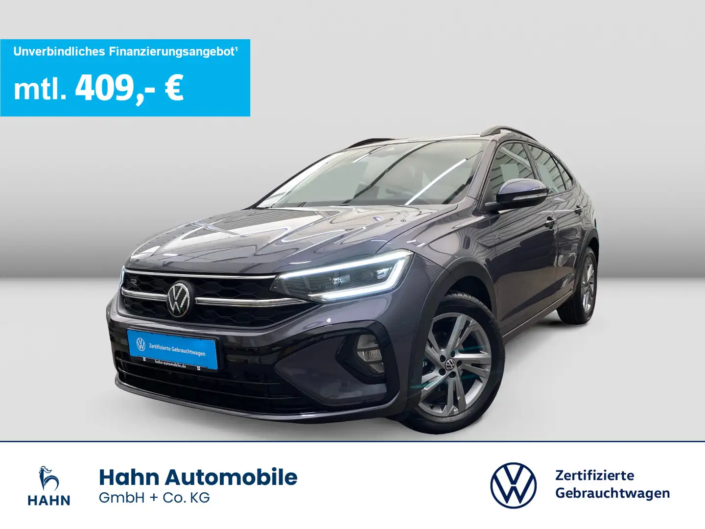 Volkswagen Taigo 1.0TSI DSG R-Line Matrix Navi Virtual ACC Grau - 1