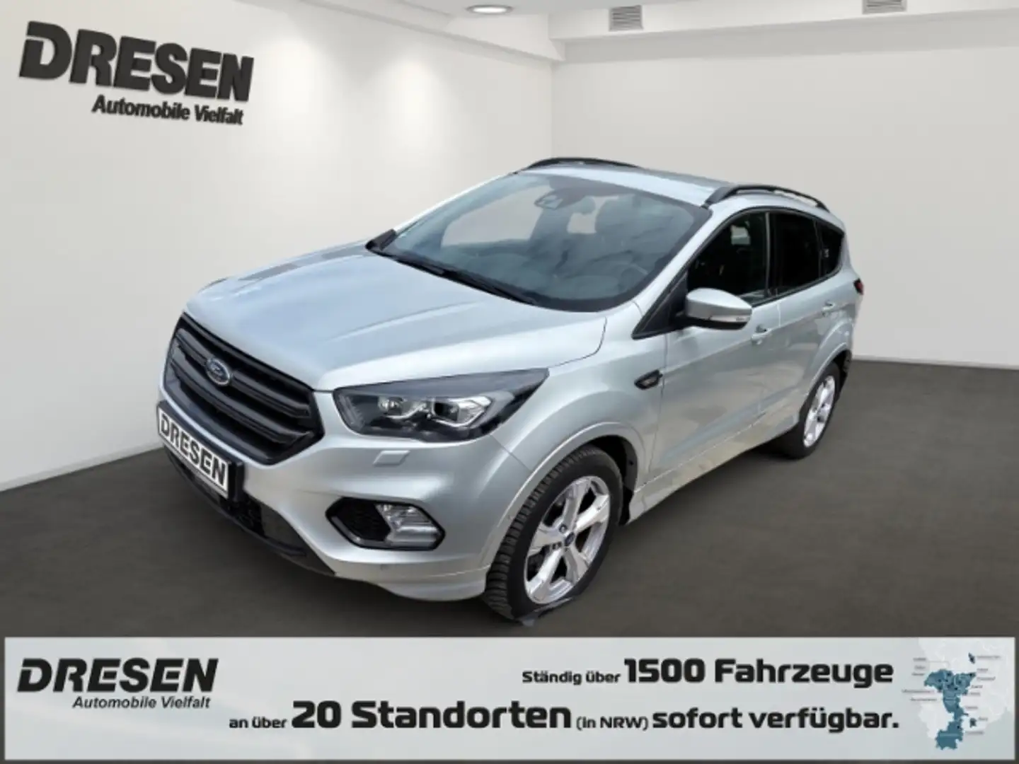 Ford Kuga ST-LINE 1.5 EcoBoost NAVI,KLIMA,CARPLAY,SITZHZG,LE Argent - 1