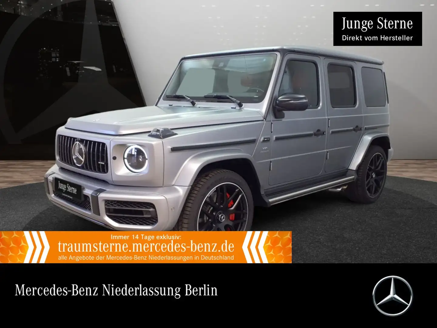 Mercedes-Benz G 63 AMG G 63 NIGHT+DRIVERS+GSD+360+AHK+MULTIBEAM+FAHRASS Silber - 1