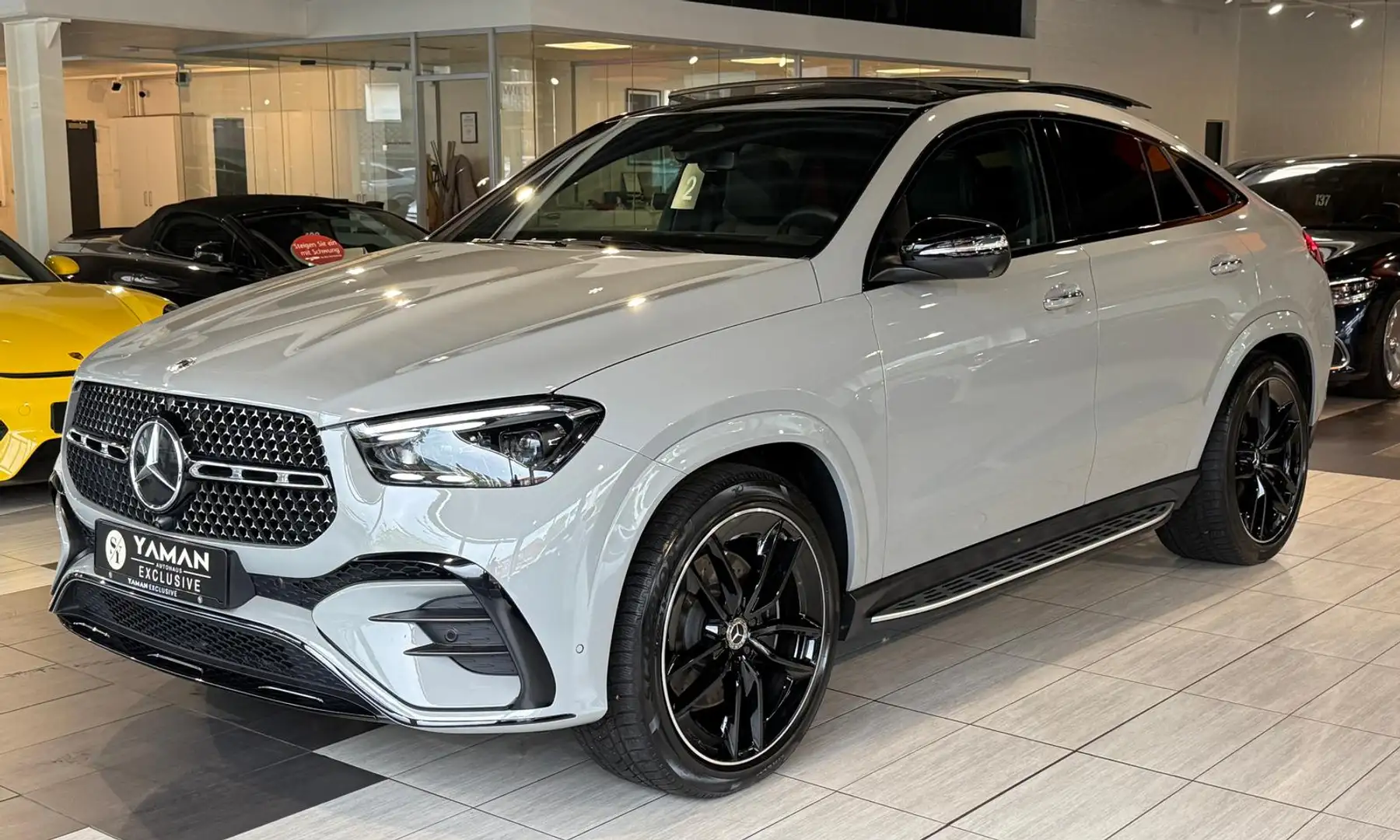 Mercedes-Benz GLE 300 d 4M Coupe AMG*Pano*HuD*Luftf.*Night* Szary - 1