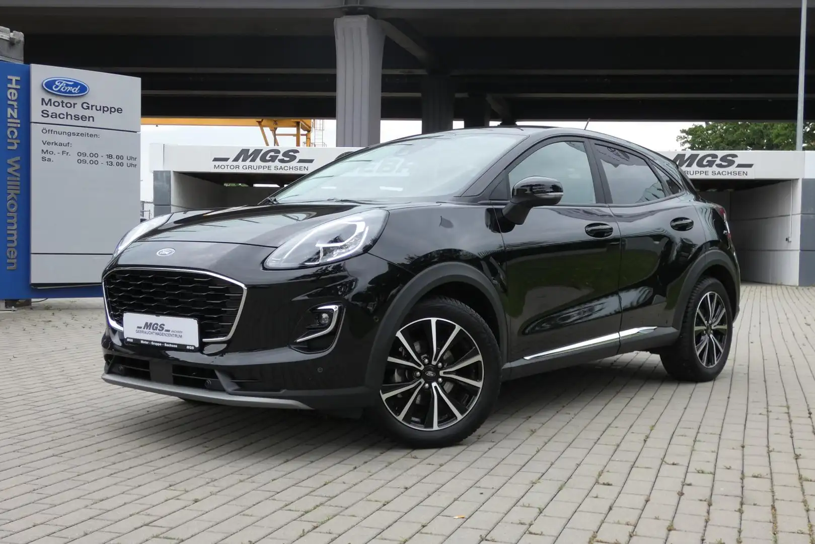 Ford Puma 1.0 EB 'Titanium' #LED #PANO #ACC #KAM #KLIMA Zwart - 2