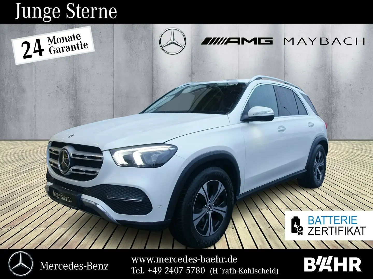 Mercedes-Benz GLE 350 GLE 350 de 4M MBUX/LED/AHK/Distronic/360°/HeadUp Weiß - 1