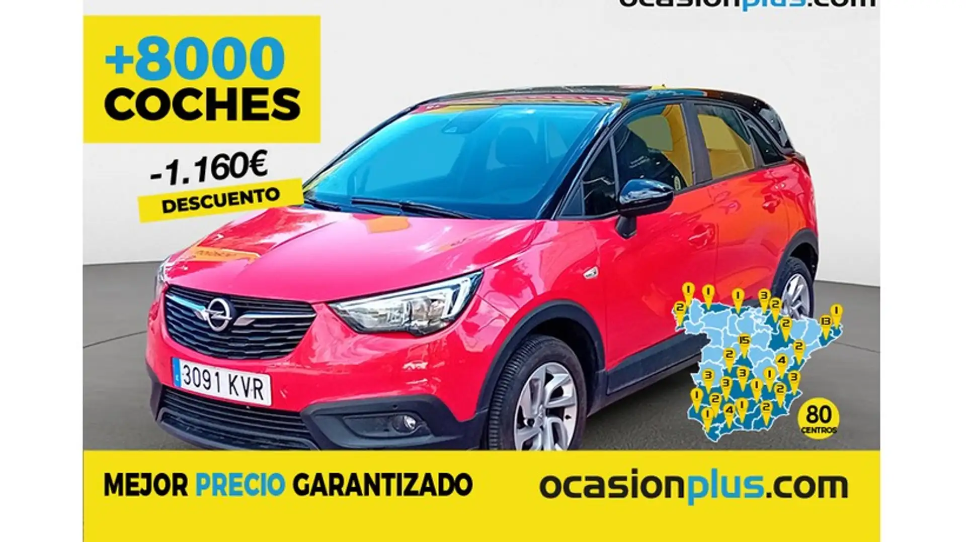 Opel Crossland X 1.2T S&S Edition 110 Rouge - 1