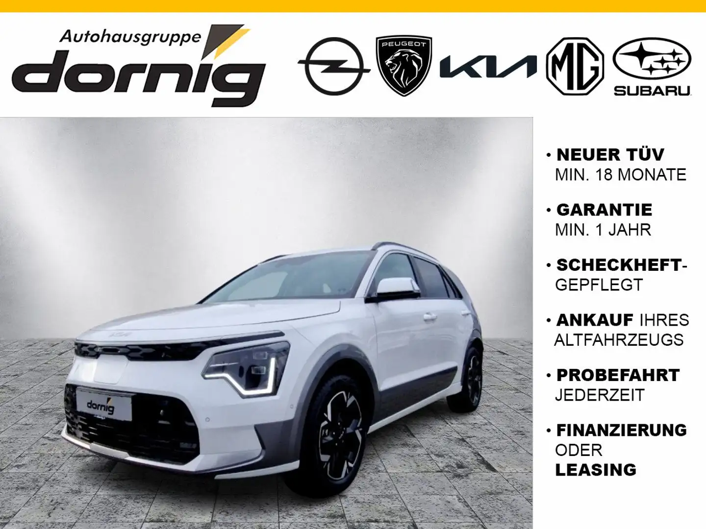 Kia Niro EV Inspiration, Klimaaut., PDC Weiß - 1