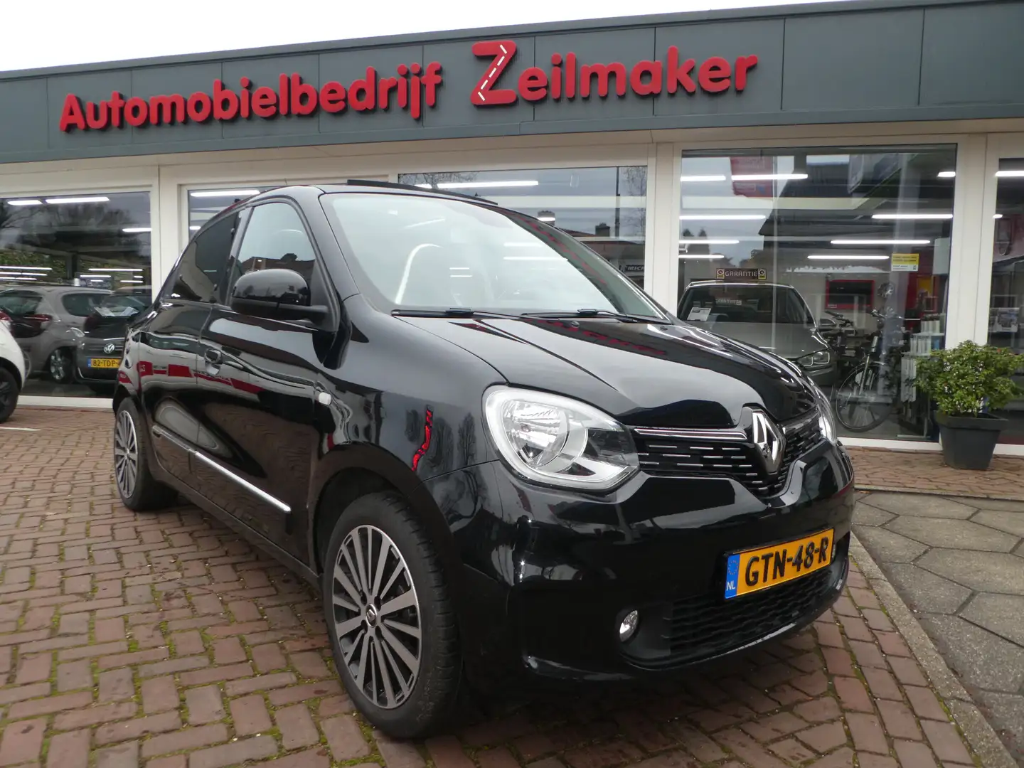 Renault Twingo 0.9 TCe Intens Automaat, Cabrio , Airco, Android A Zwart - 1