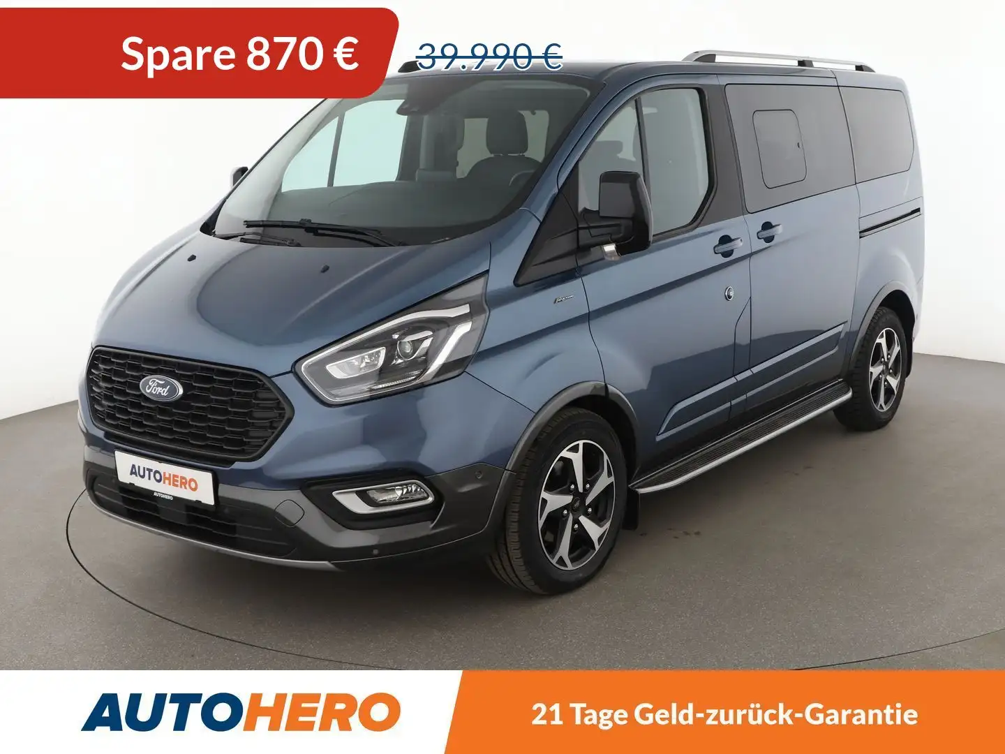 Ford Tourneo Custom 2.0 TDCi 320 L1 Tourneo Active Aut.*NAVI*BIXENON* Blau - 1