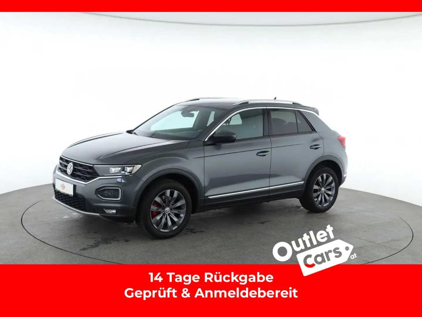 Volkswagen T-Roc 1.5 TSI ACT Sport ASSIST+LED+NAVI+RADAR+LM Grau - 1