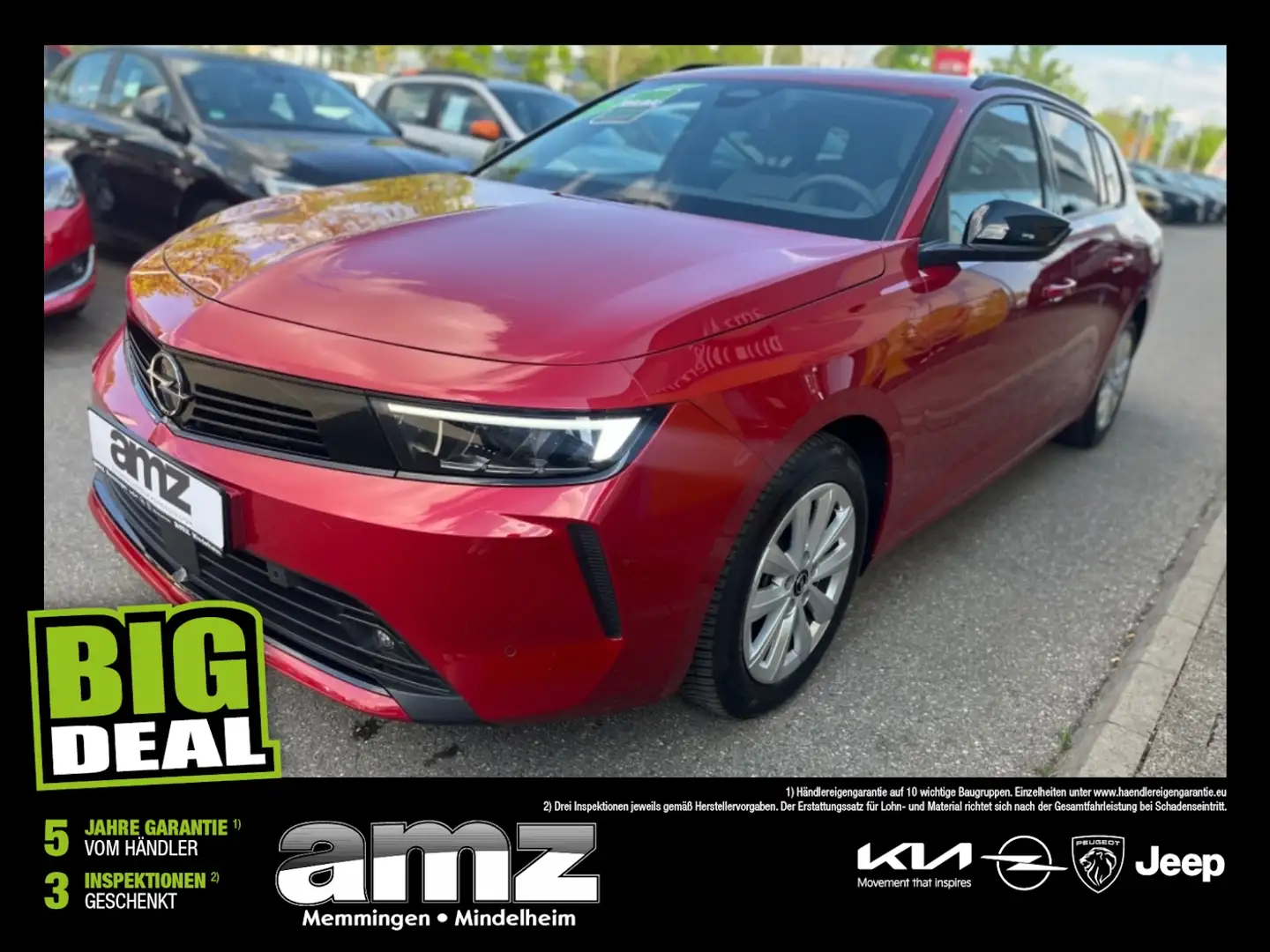 Opel Astra ST 1.2 Turbo Enjoy Navi*Kamera*Sitzheizung* Rot - 1