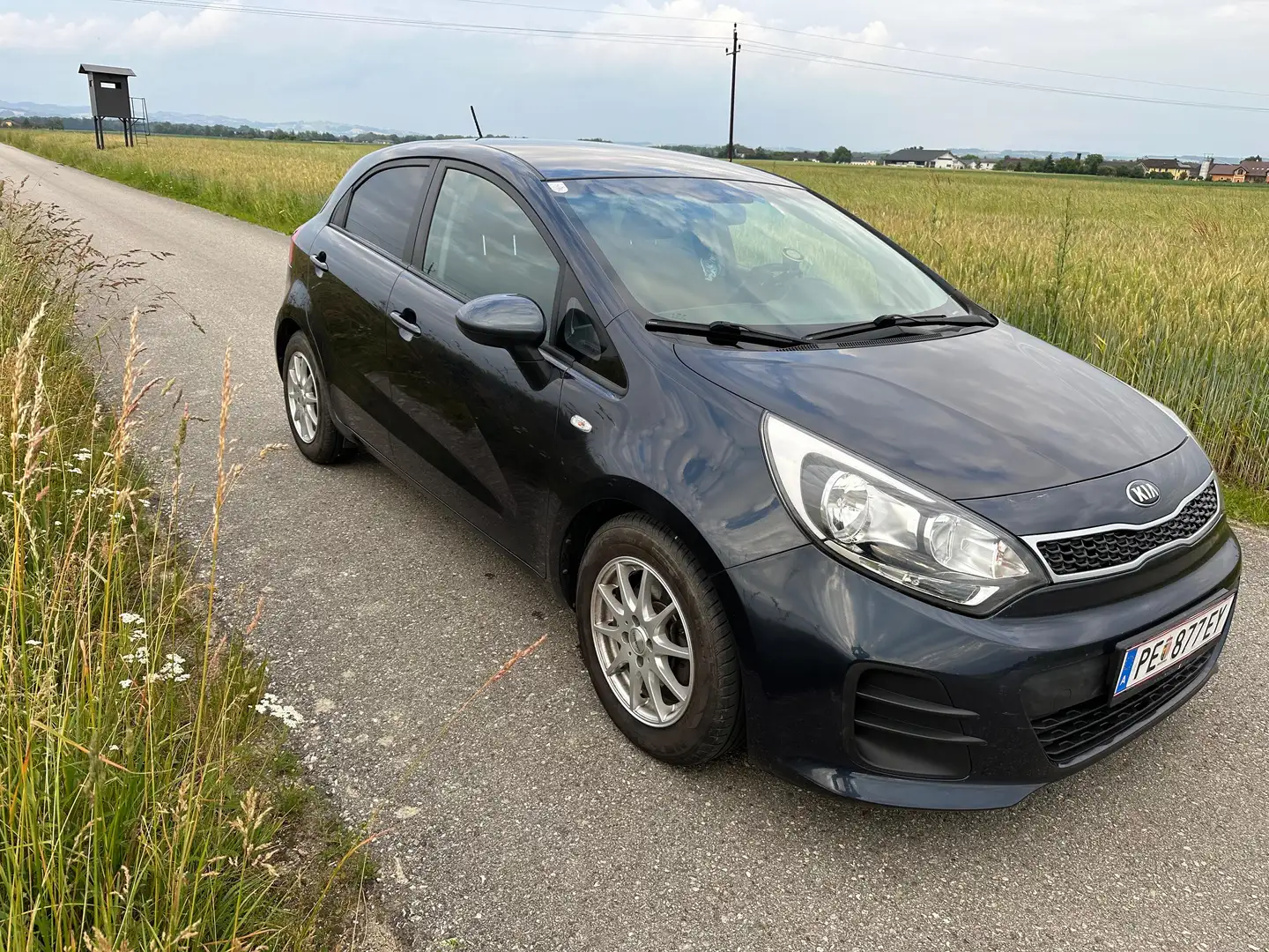 Kia Rio Rio 1,2 MPI Titan Titan Blau - 1