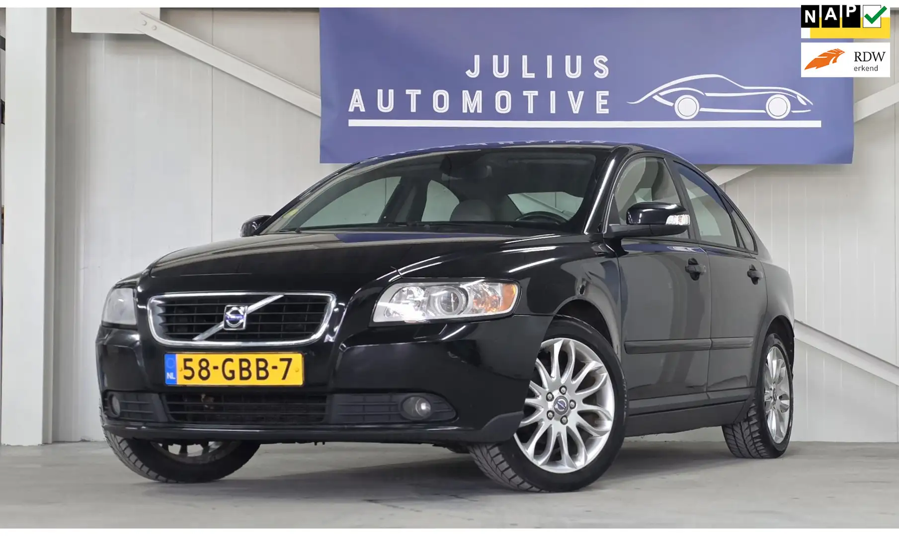 Volvo S40 1.6 Edition II Volledig Onderhouden Leer Trekhaak Negro - 1