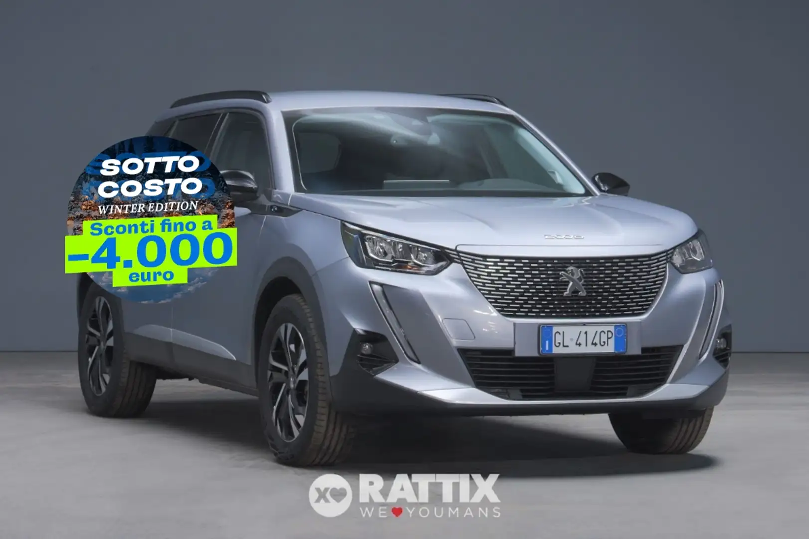 Peugeot e-2008 motore elettrico 100kW Allure Pack Gris - 1