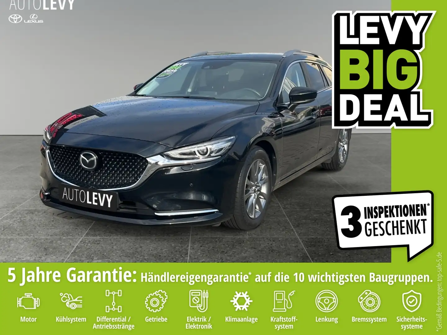 Mazda 6 Premium Autom.*HeadUp*30°*ACC*SHZ*LHZ*LED Blau - 1