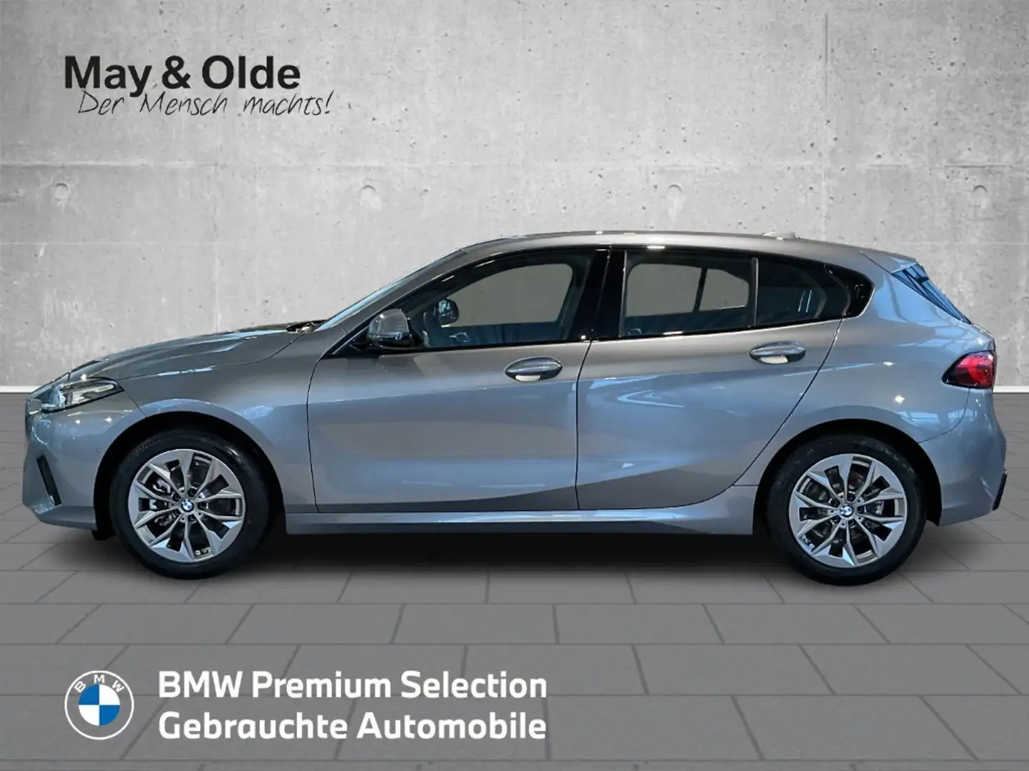 BMW 120 d Aut AHK Navi LED SHZ PDC RFK Klimaaut Grau - 2