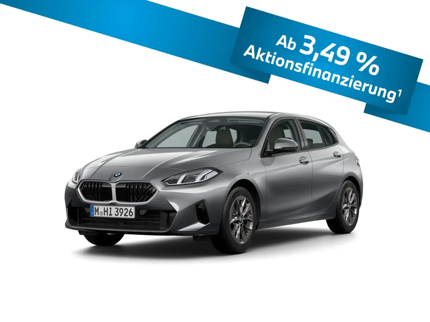 BMW 120 d Aut AHK Navi LED SHZ PDC RFK Klimaaut Grau - 1