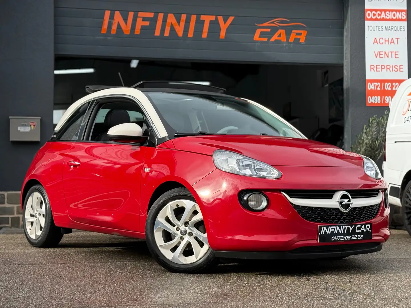 Opel Adam Adam 1.2i Open Air Rouge - 1