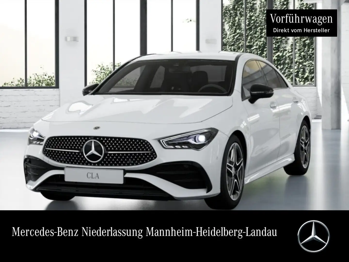 Mercedes-Benz CLA 180 AMG+NIGHT+360°+LED+TOTW+KEYLESS+7G Weiß - 1