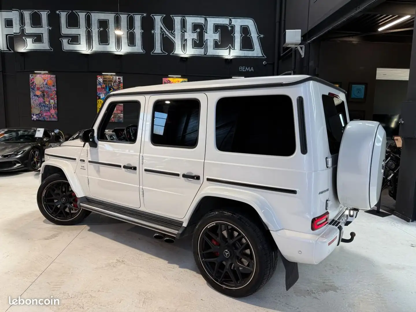 Mercedes-Benz G MERCEDES 63 AMG 4.0I 585CH | 1ere Main Malus Inclus Burmester Carbone À partir de 1947 Mois Белый - 2