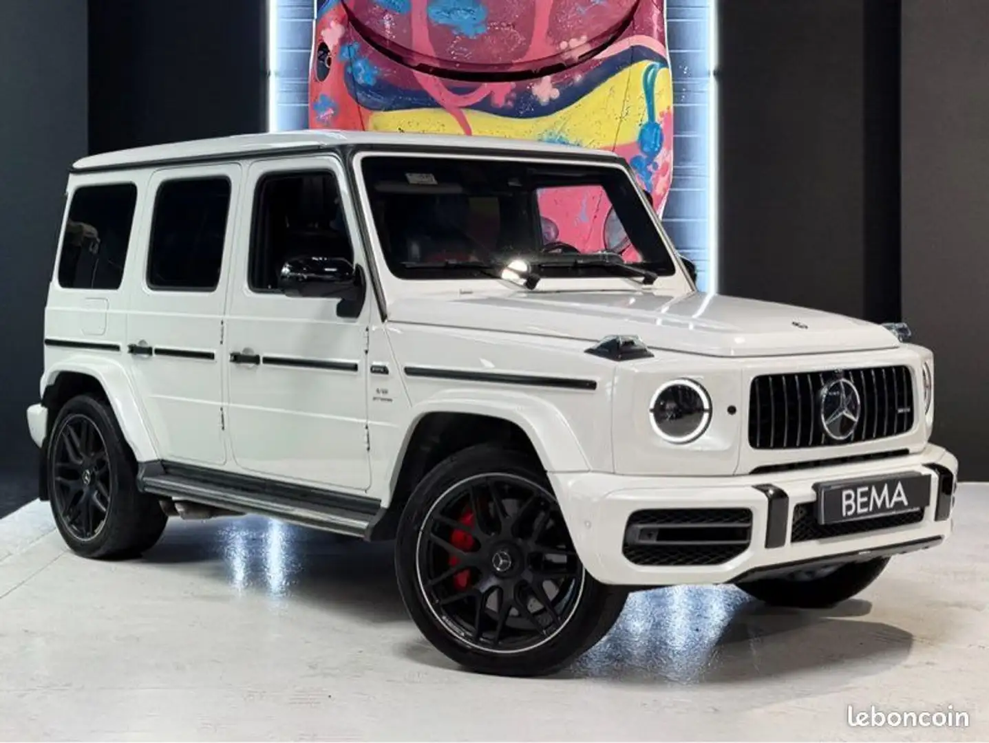 Mercedes-Benz G MERCEDES 63 AMG 4.0I 585CH | 1ere Main Malus Inclus Burmester Carbone À partir de 1947 Mois Белый - 1