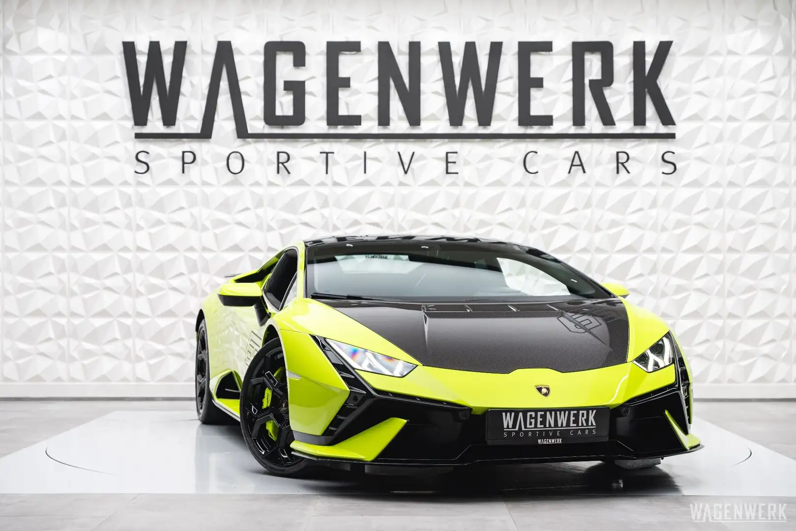 Lamborghini Huracán Tecnica CARBONSCHALEN VERDE-SCANDAL LIFT SENSONUM Jaune - 1