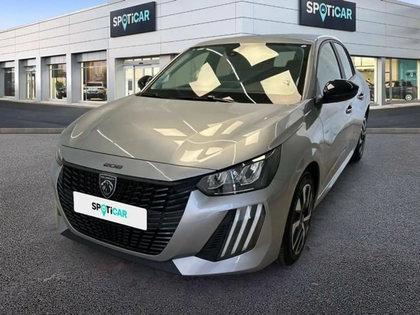 Peugeot 208 Puretech 100 Active Gris - 1