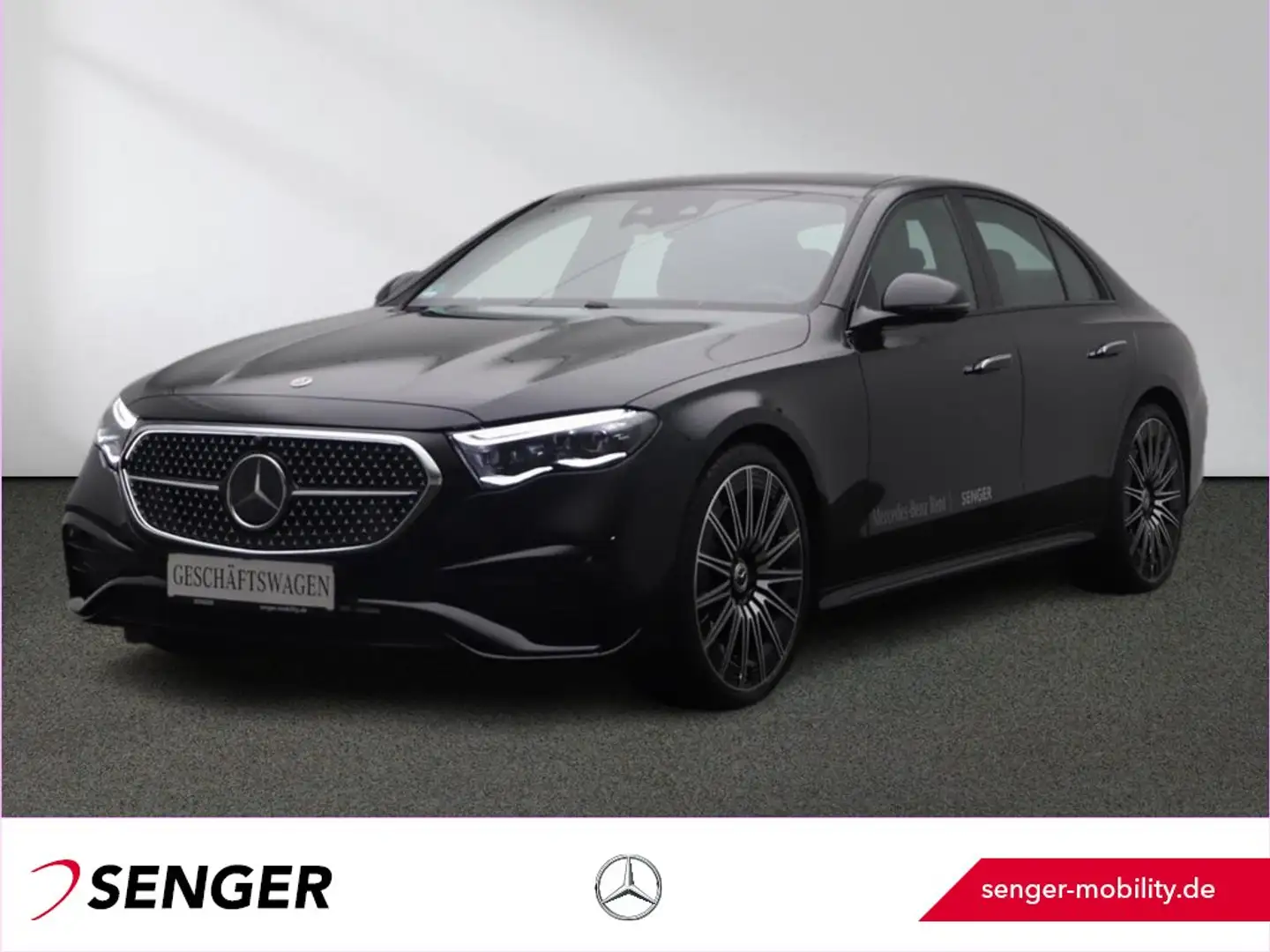 Mercedes-Benz E 450 d 4M AMG Digital-Light Distronic Pano AHK Noir - 1