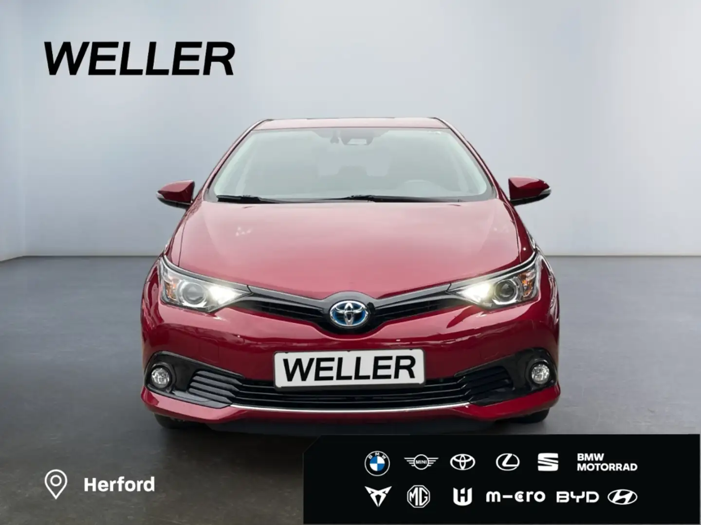 Toyota Auris 1.8 Hybrid Automatik Team D *CAM*SHZ*DAB* Rot - 2