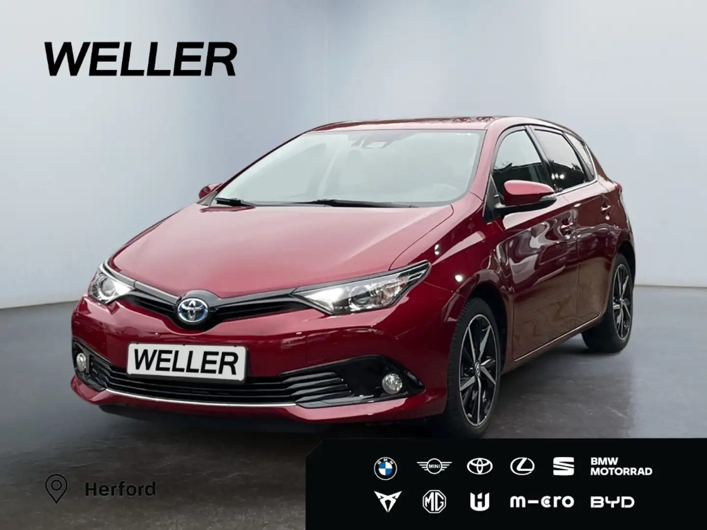 Toyota Auris 1.8 Hybrid Automatik Team D *CAM*SHZ*DAB* Rot - 1