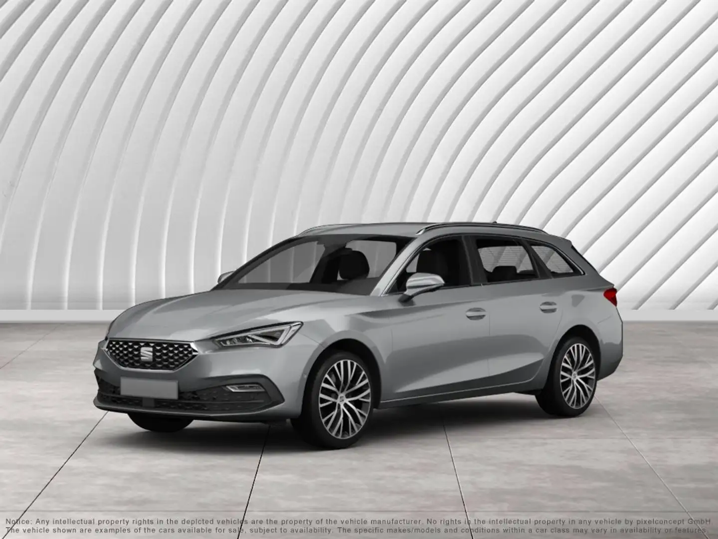 SEAT Leon Sportstourer Style 4Drive AHK NAVI LED DAB Silber - 1