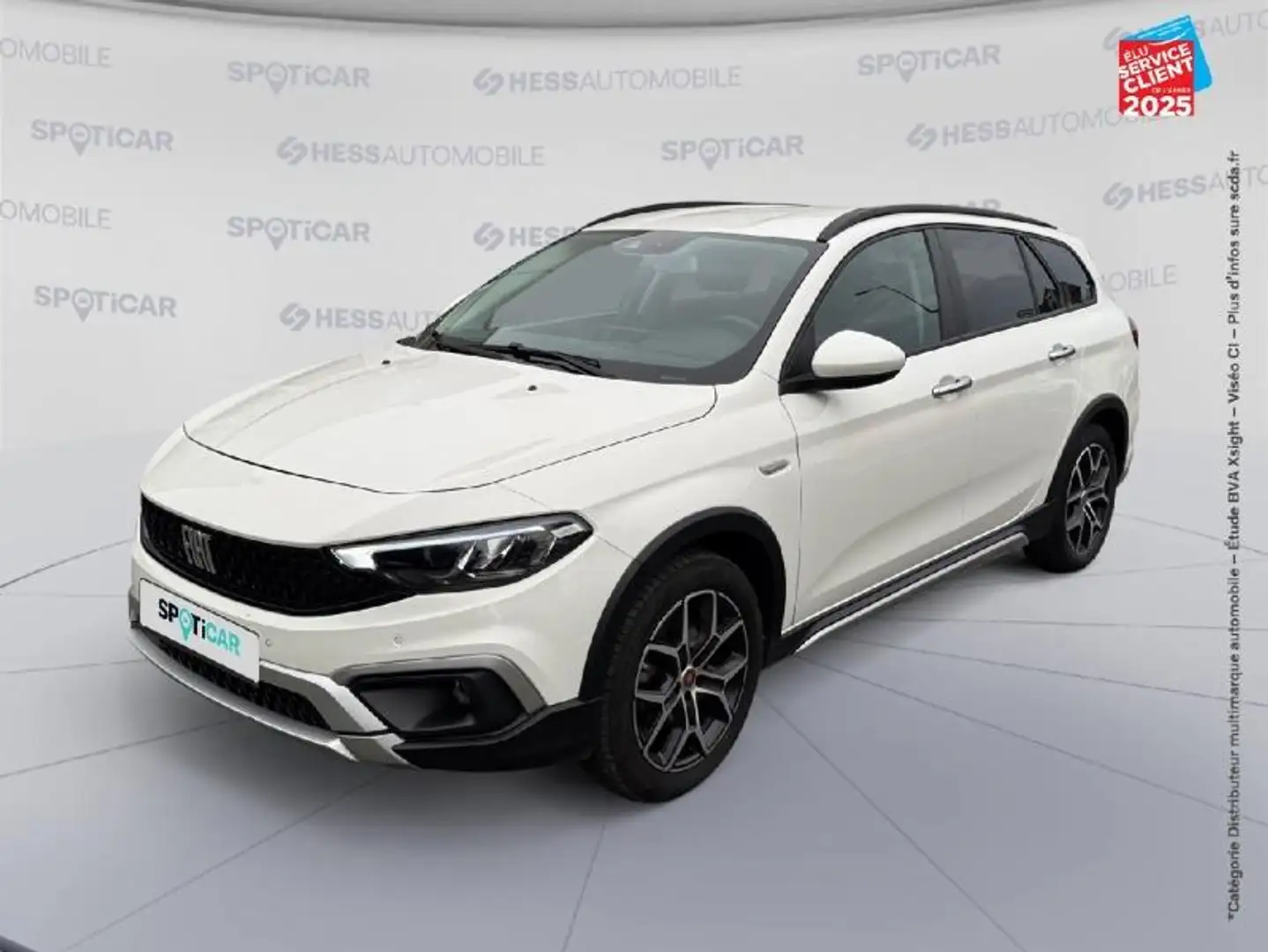 Fiat Tipo 1.5 FireFly Turbo 130ch S/S Plus Hybrid DCT7 MY22 Blanc - 1