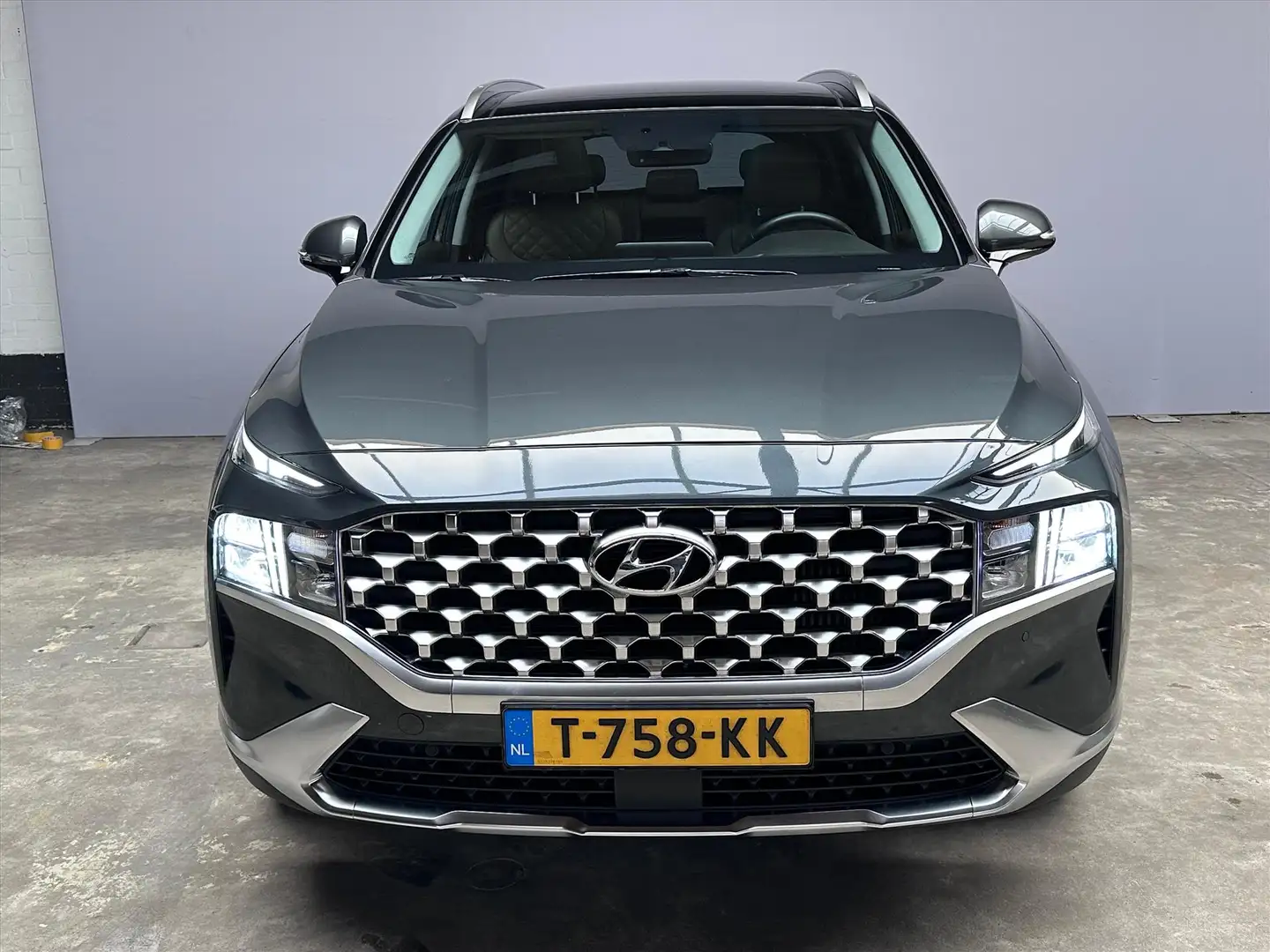Hyundai SANTA FE 1.6 T-GDi Hybrid Automaat I Leder I Schuifdak I 7- Groen - 2