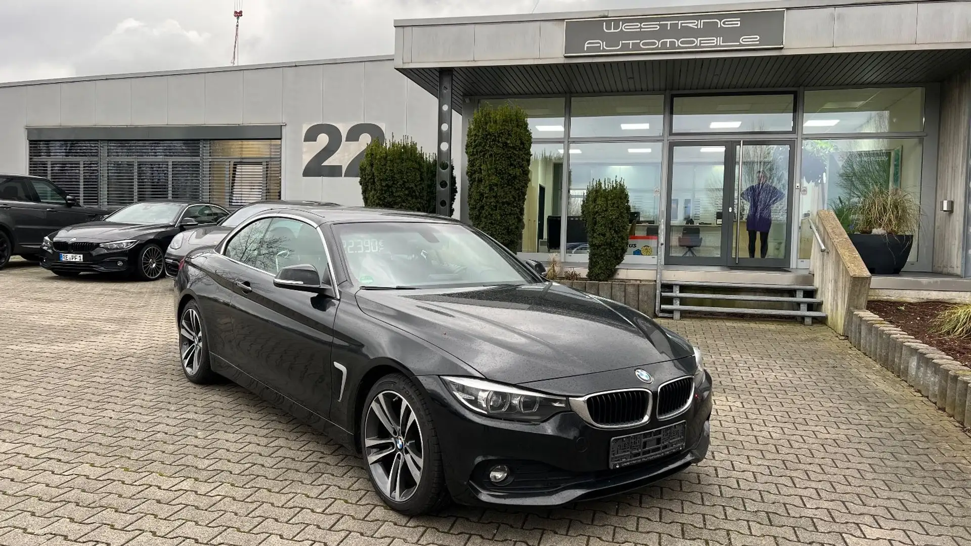 BMW 420 d Cabrio Advantage 2.Hd*Scheckheft* Schwarz - 1