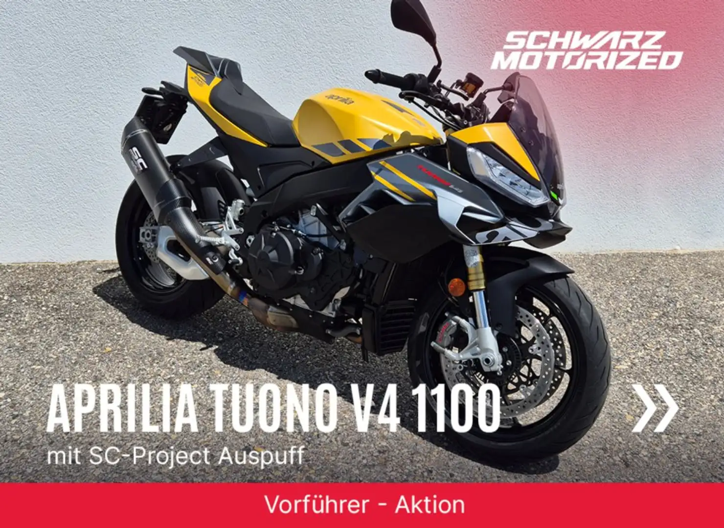 Aprilia Tuono V4 1100 E5+ Galben - 1