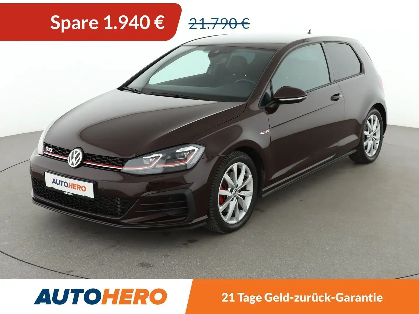 Volkswagen Golf GTI 2.0 TSI GTI BlueMotion Aut.*LED*PDC*SHZ Schwarz - 1
