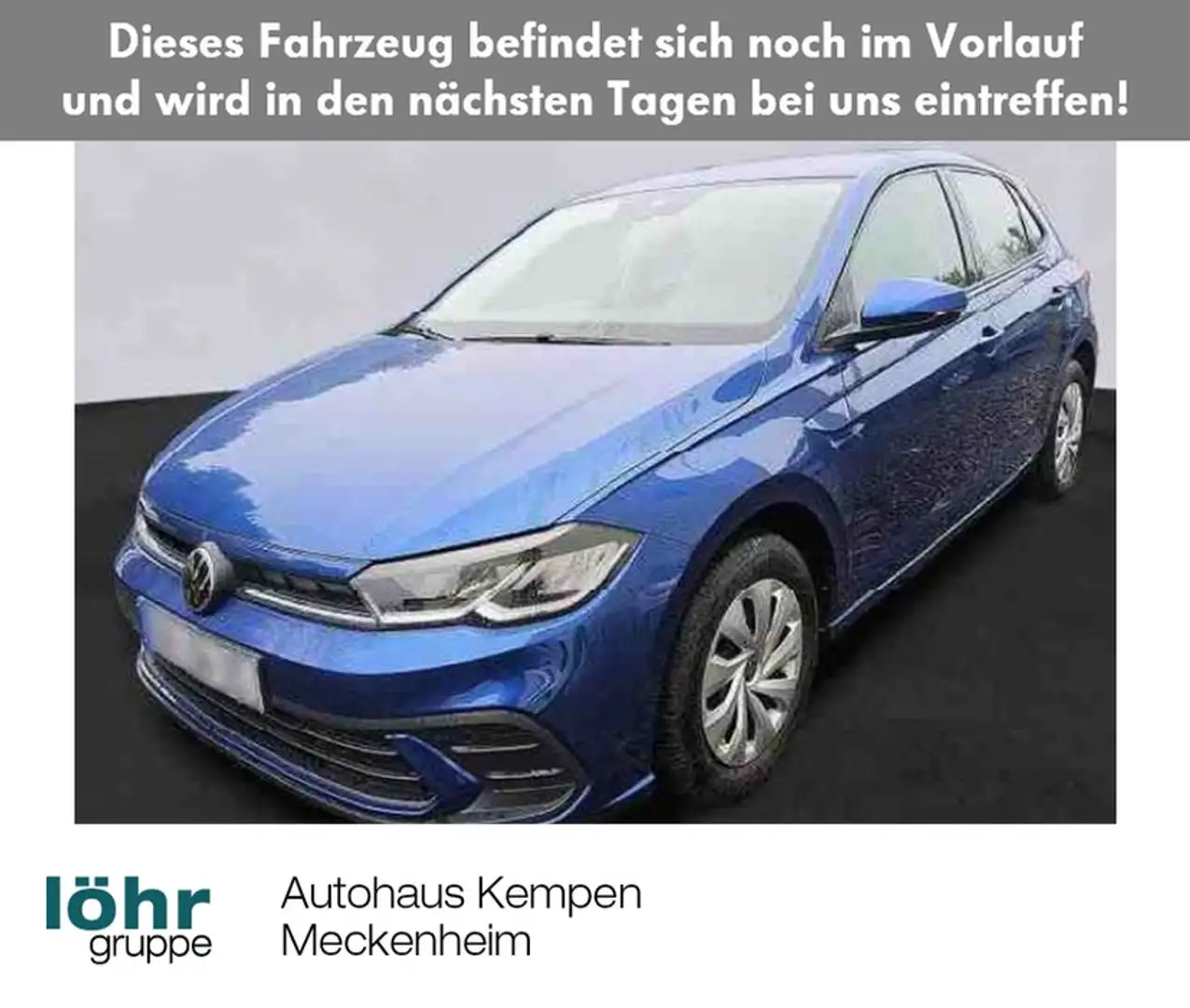Volkswagen Polo 1.0 Life Navi AppConnect SH Kamera Blau - 1