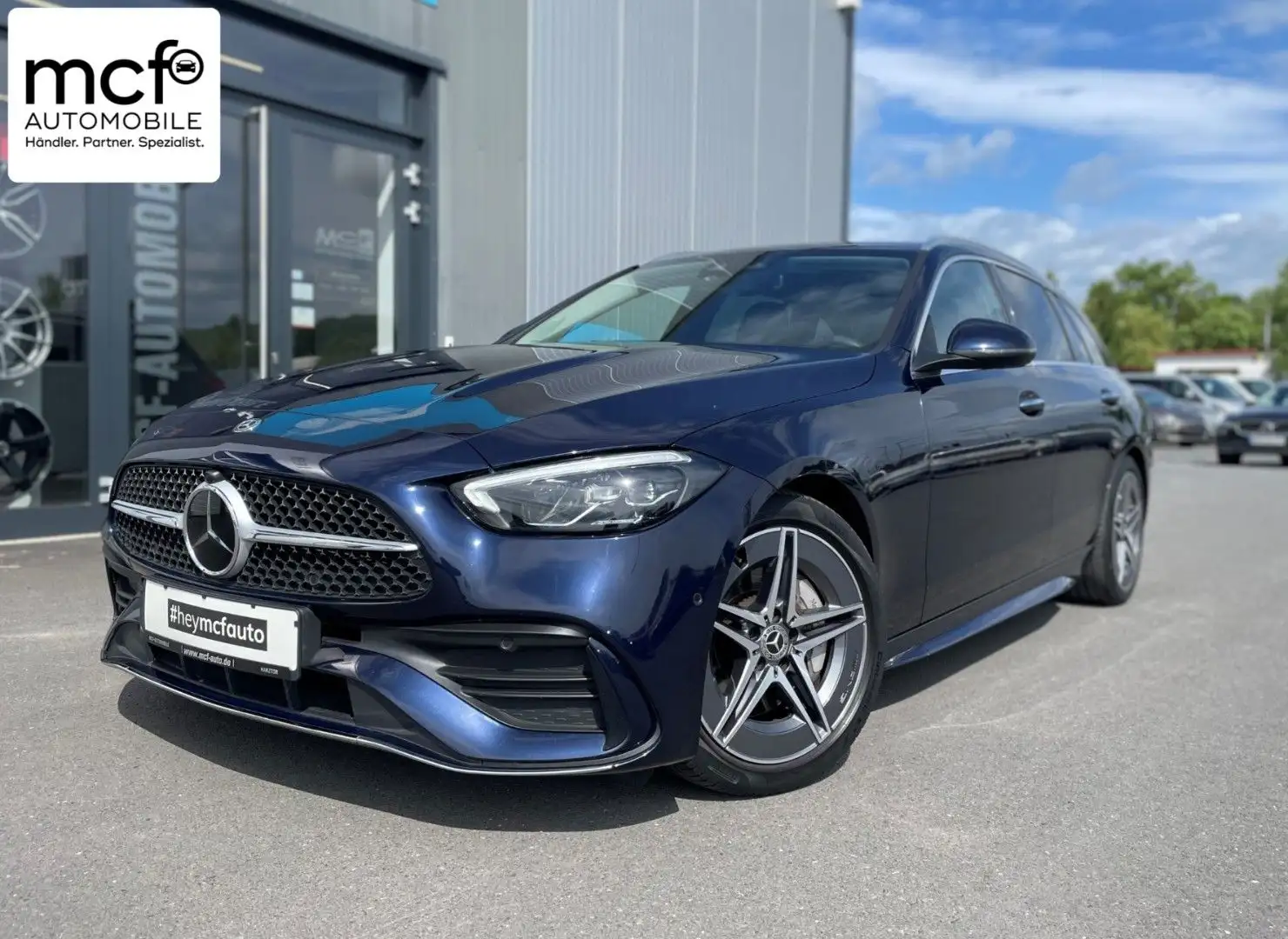 Mercedes-Benz C 200 T AMG line MBUX *LED*AHK*Burmester* Blau - 1