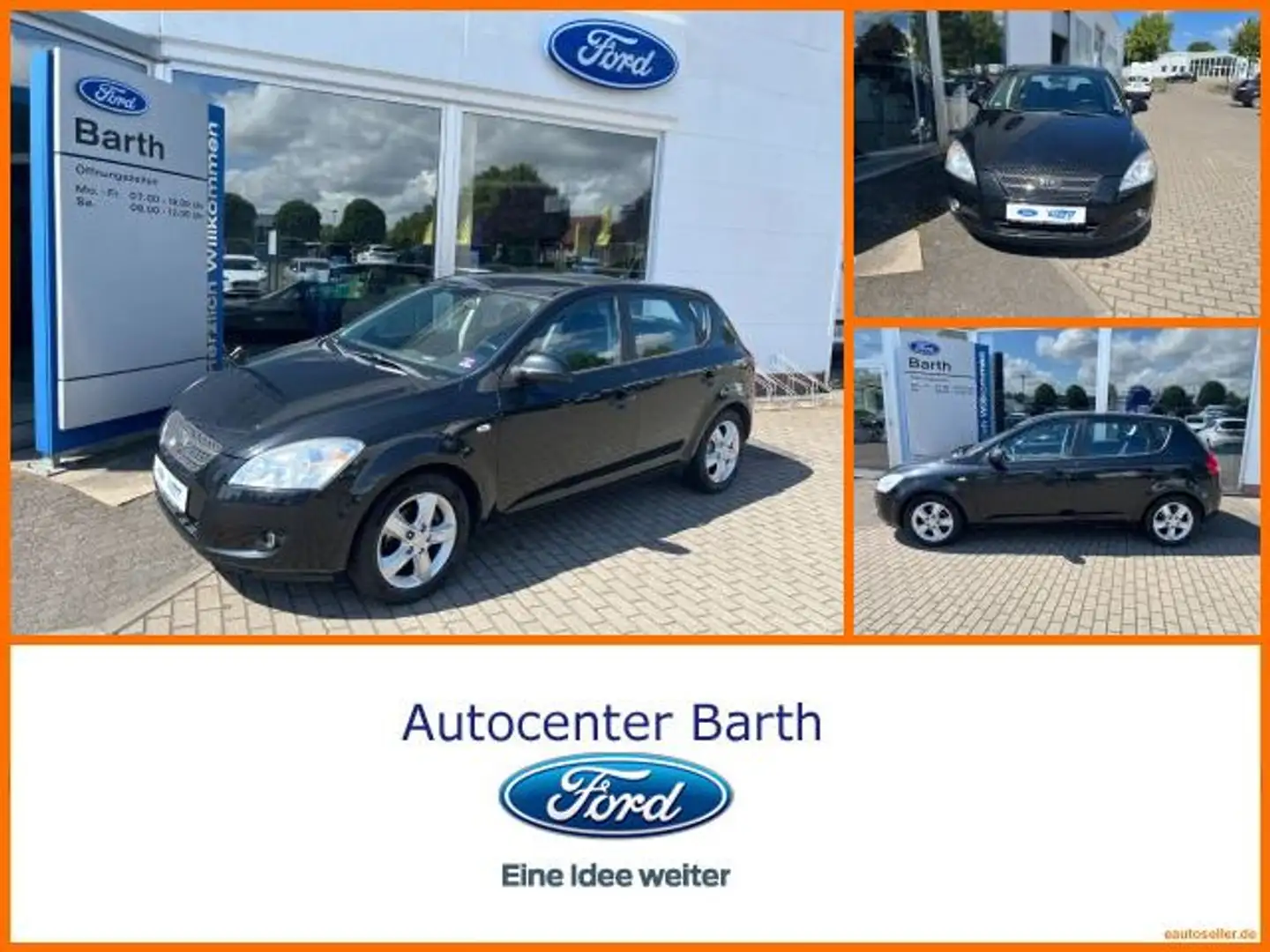 Kia Ceed / cee'd Ceed 1.4 Alu - Felgen  A/C  Markise Export Schwarz - 1