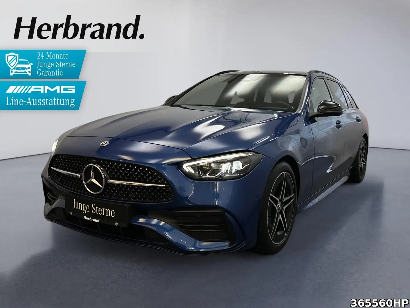 Mercedes-Benz C 300 d T AMG Line Night LED Pano 18" Kamera Blau - 1