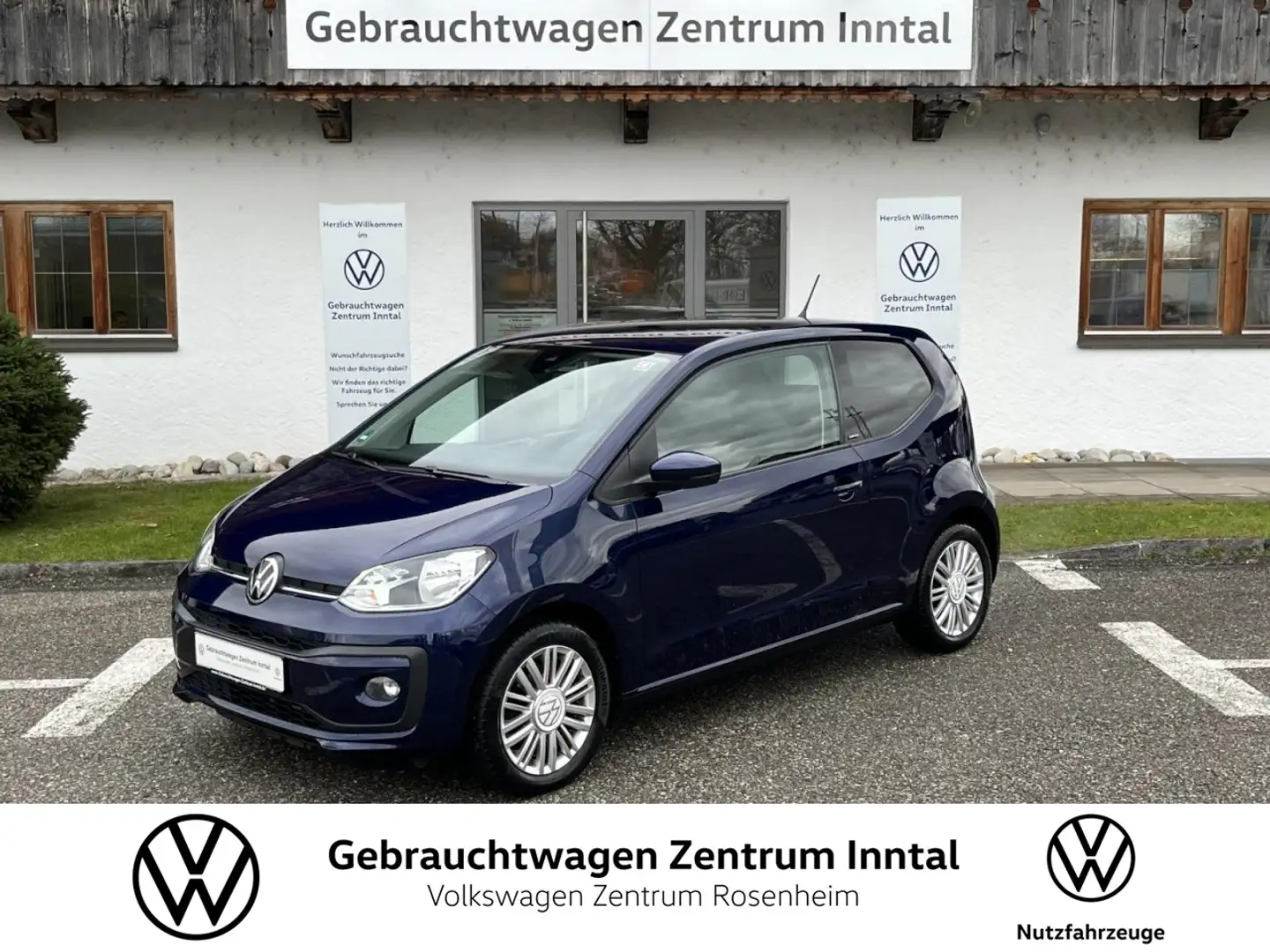 Volkswagen up! ! 1,0 United (RearView+Climatronic+SItzhzg.) Blau - 1