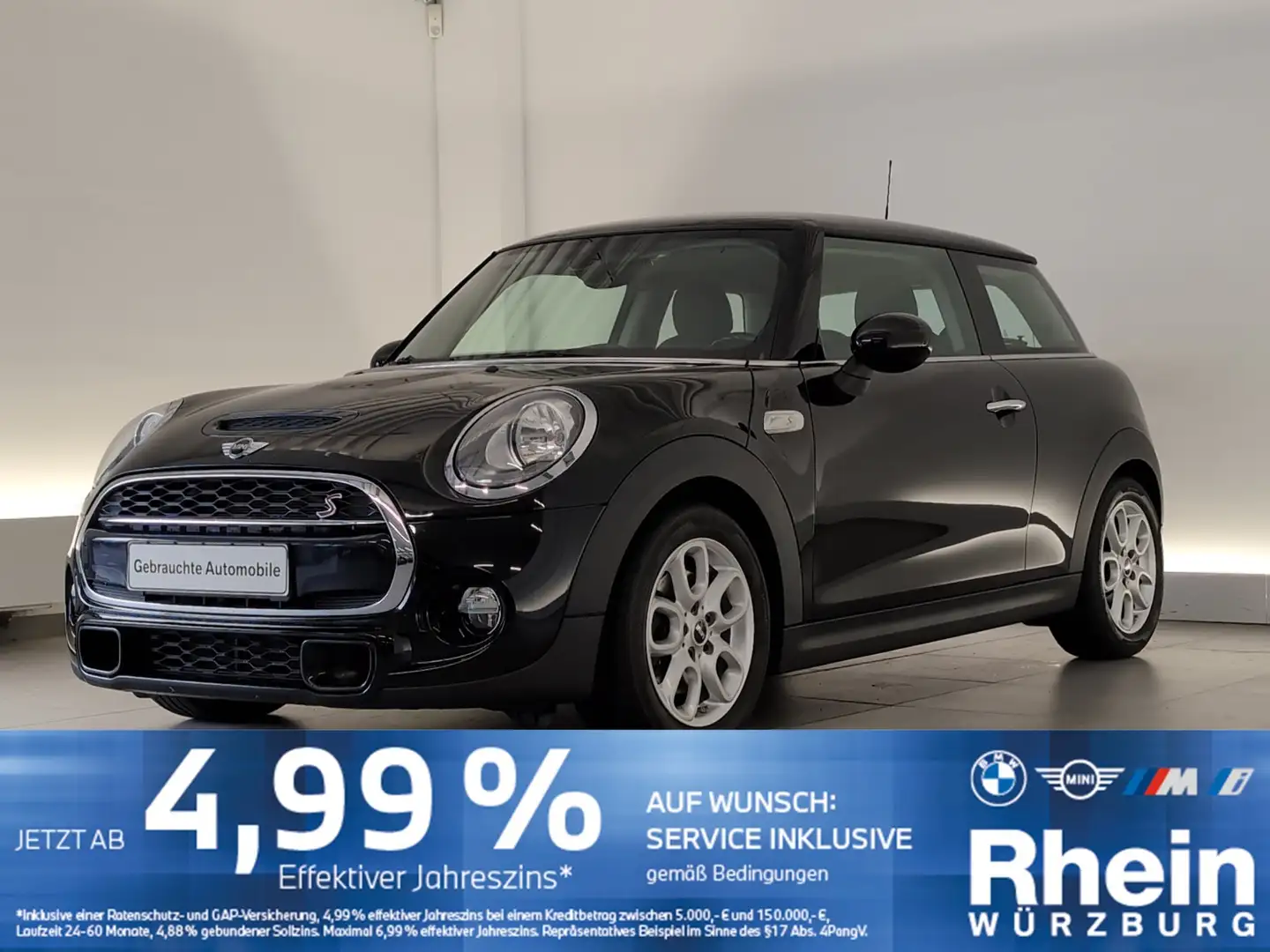 MINI Cooper S PDC-hi/SHZ/Sport-Lr/Sportsitz/RDC/Klim PDC-hi/SHZ/ Schwarz - 1