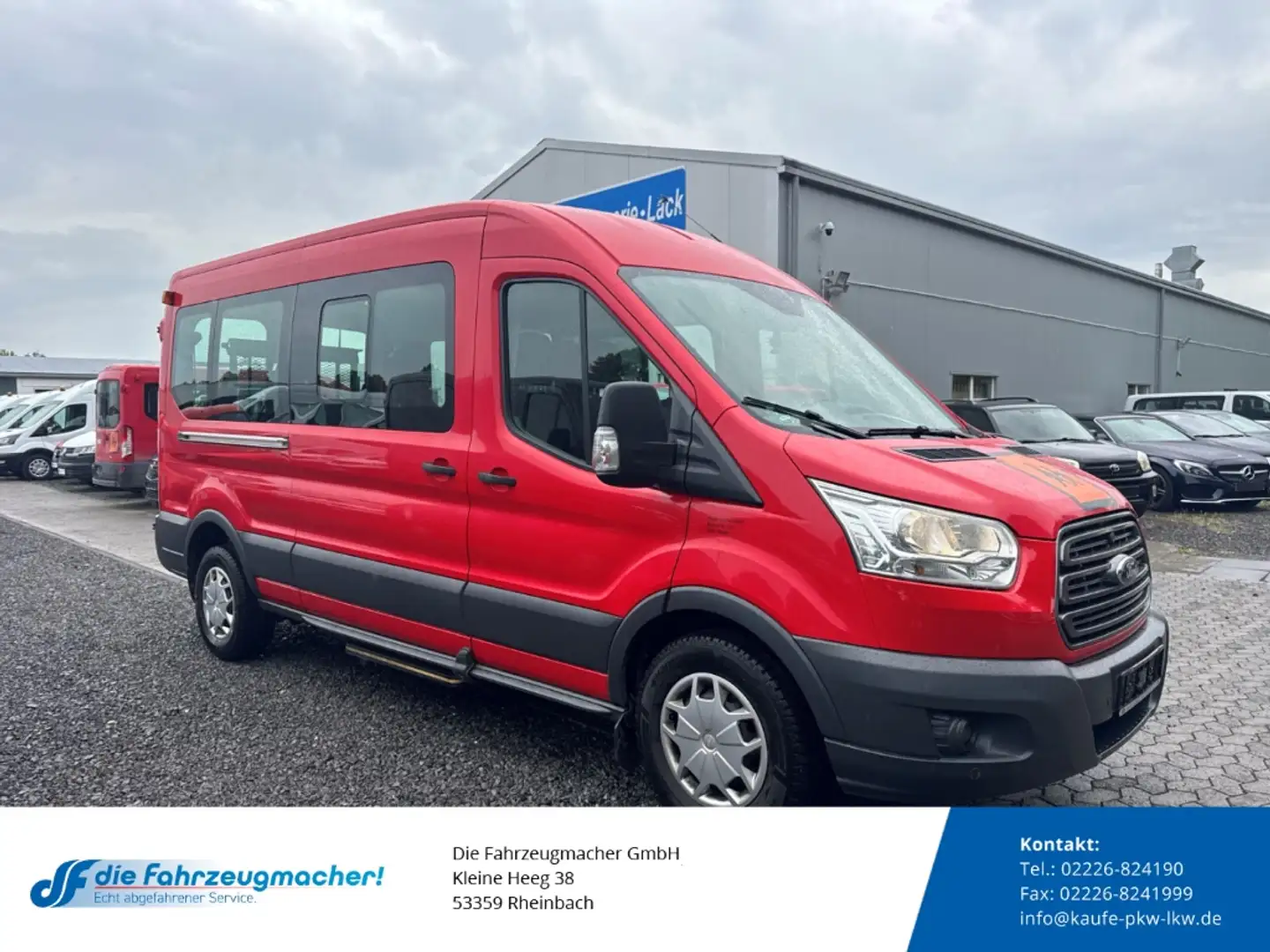 Ford Transit Kombi 350 L3 Trend 2.2 TDCi DPF *2609 *KLIMA Red - 1