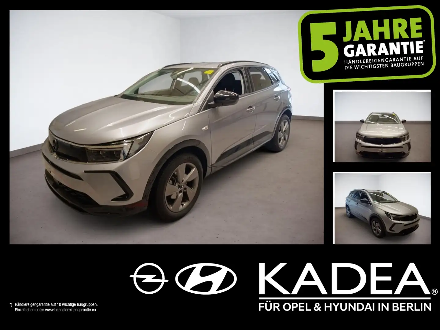 Opel Grandland 360°Kamera,Navi,Lenk+Sitzhzg,LED, Gris - 1