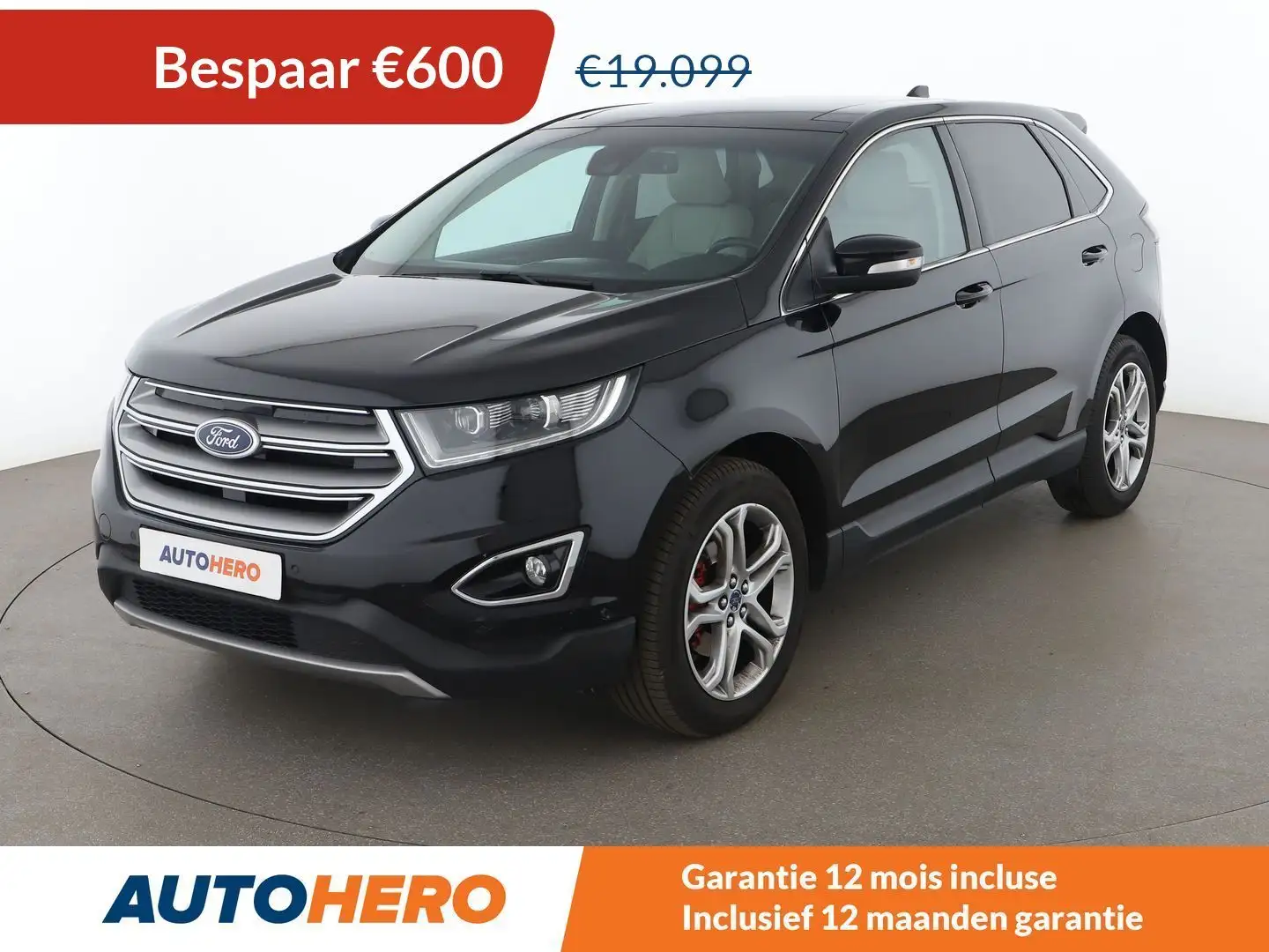 Ford Edge 2.0 TDCi Bi-Turbo Titanium 4x4 Zwart - 1