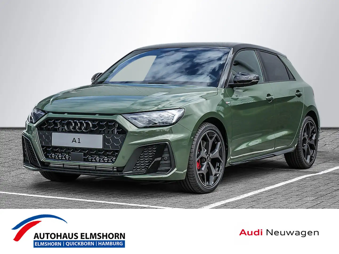 Audi A1 Sportback 40 TFSI S line SHZ ACC LED SONOS Groen - 1