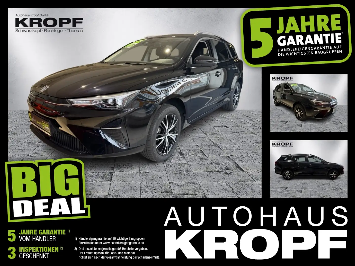 MG MG5 Elektromotor Maximale Luxury ** 360°, SHZ, ** Schwarz - 1