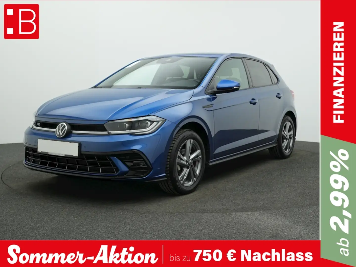 Volkswagen Polo 1.0 TSI R-Line IQ.DRIVE NAVI KAMERA ACC Blau - 1