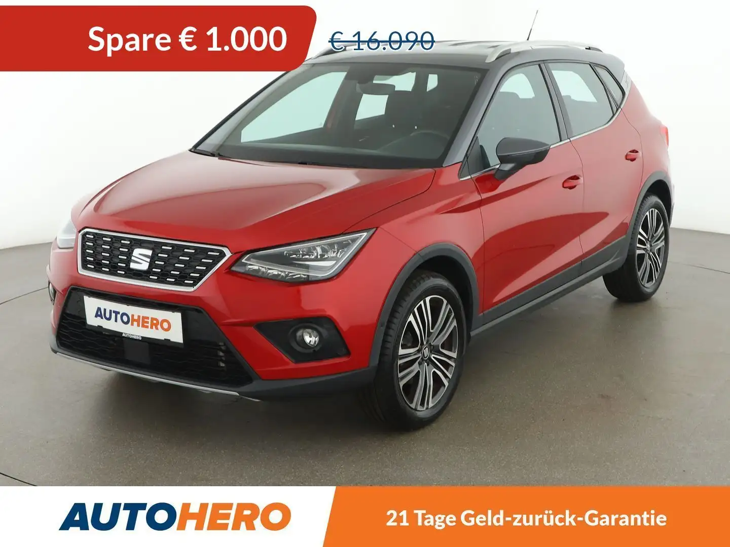 SEAT Arona 1.0 TSI Xcellence *LED*ACC*CAM*NAVI*SHZ* Rojo - 1
