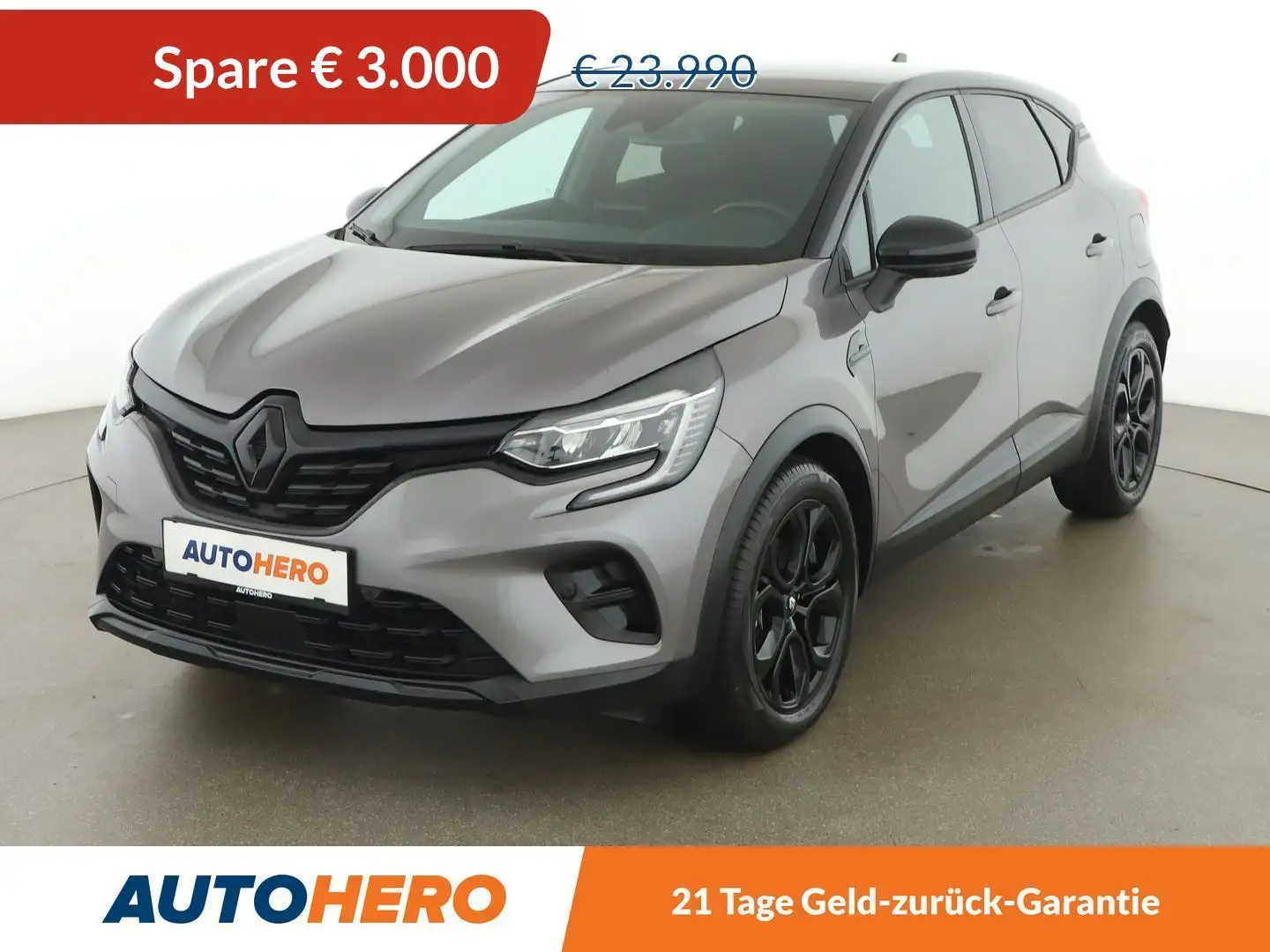 Renault Captur 1.6 Hybrid E-Tech Rive Gauche Grau - 1