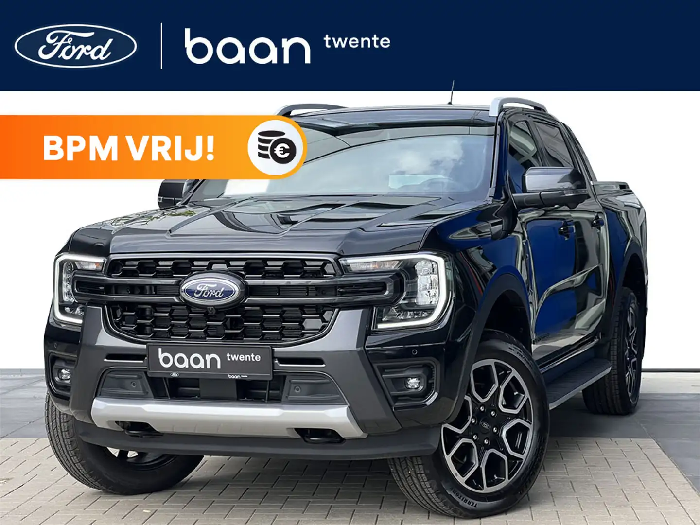Ford Ranger 3.0 EcoBlue V6 240 PK Wildtrak | 3.500 KG Trekgewi Zwart - 1